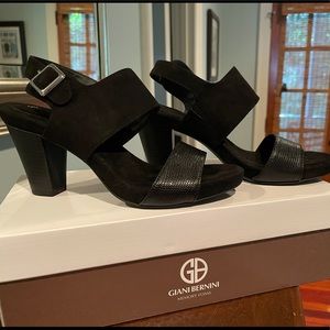 Giani Bernini Black Liz Sandal, size 8.5
